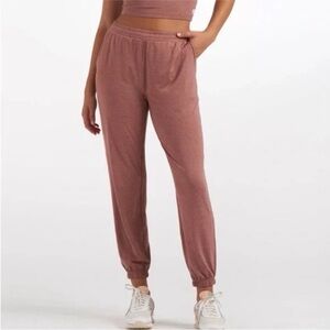 Vuori Boyfriend Joggers Light Terracotta Heather Size Large